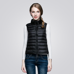 Colete Puffer Feminino Flor Exploreland