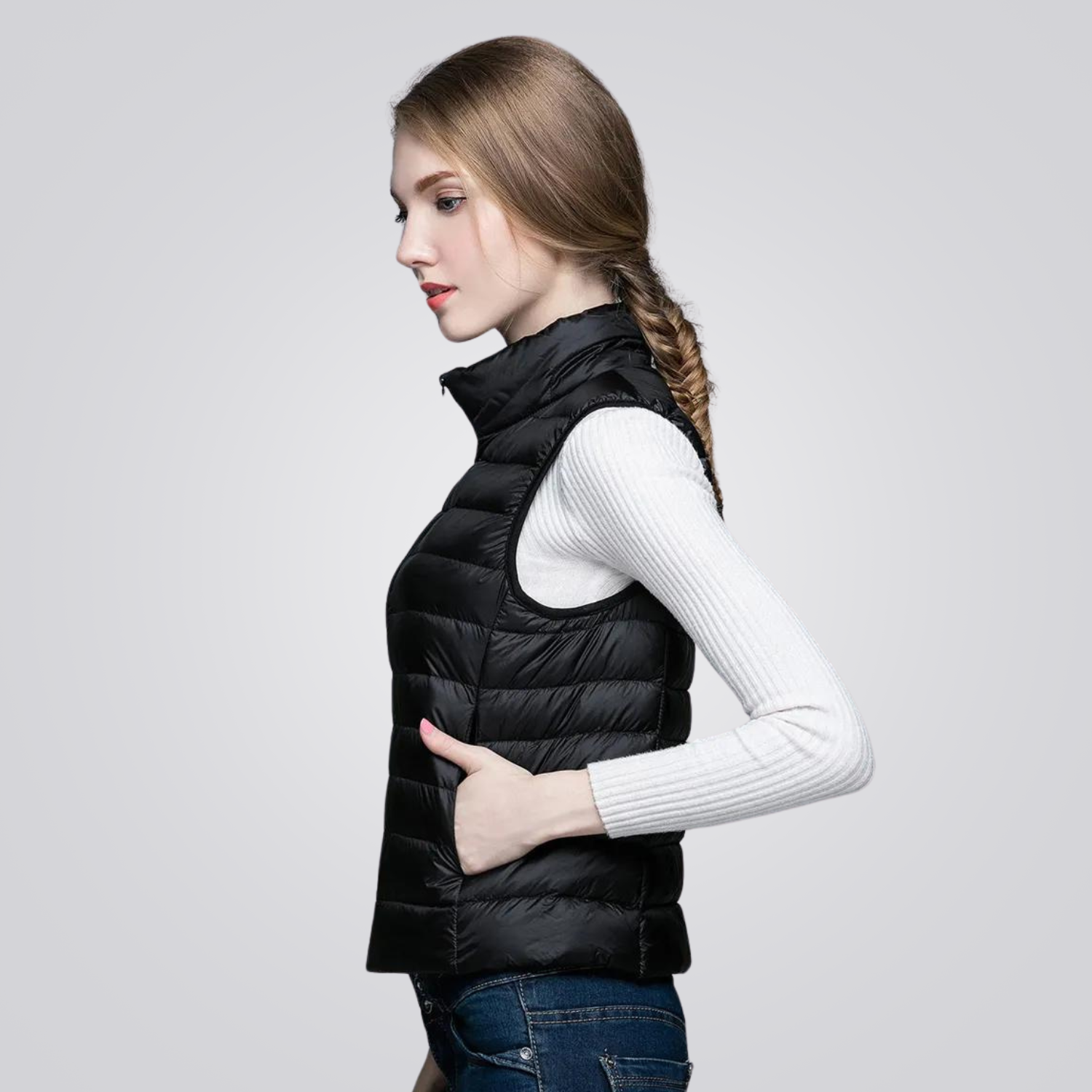 Colete Puffer Feminino Flor Exploreland