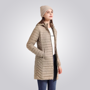 Jaqueta Exploreland Long Puffer Feminina