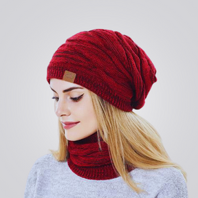 Gorro e Protetor de Pescoço Lã Feminino Exploreland