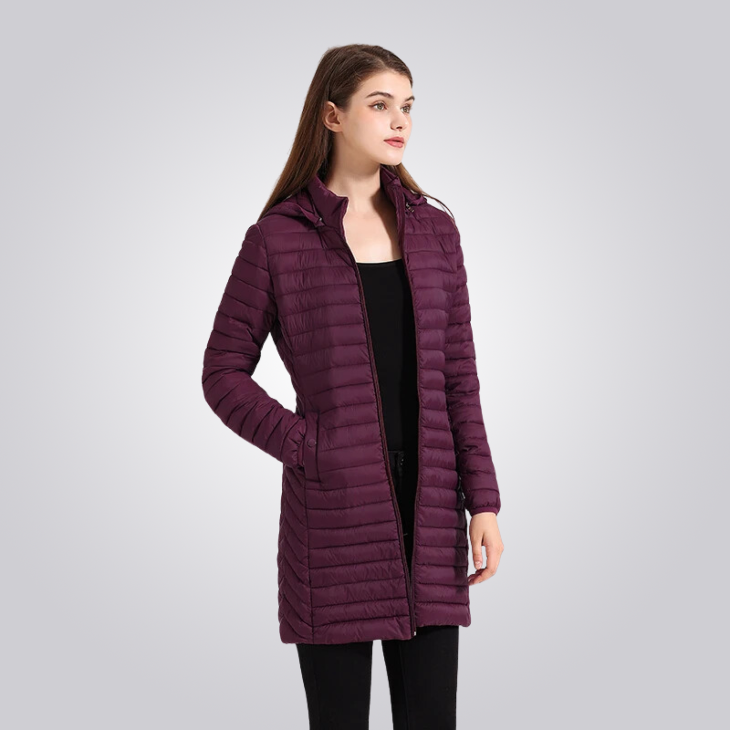 Jaqueta Exploreland Long Puffer Feminina