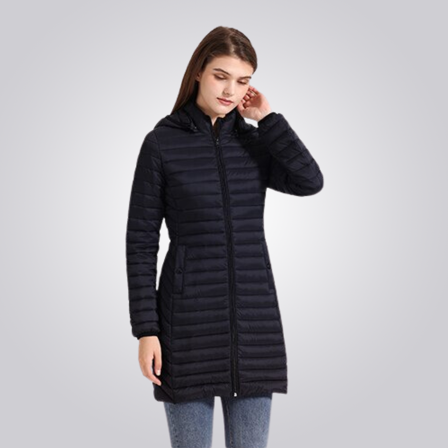 Jaqueta Exploreland Long Puffer Feminina