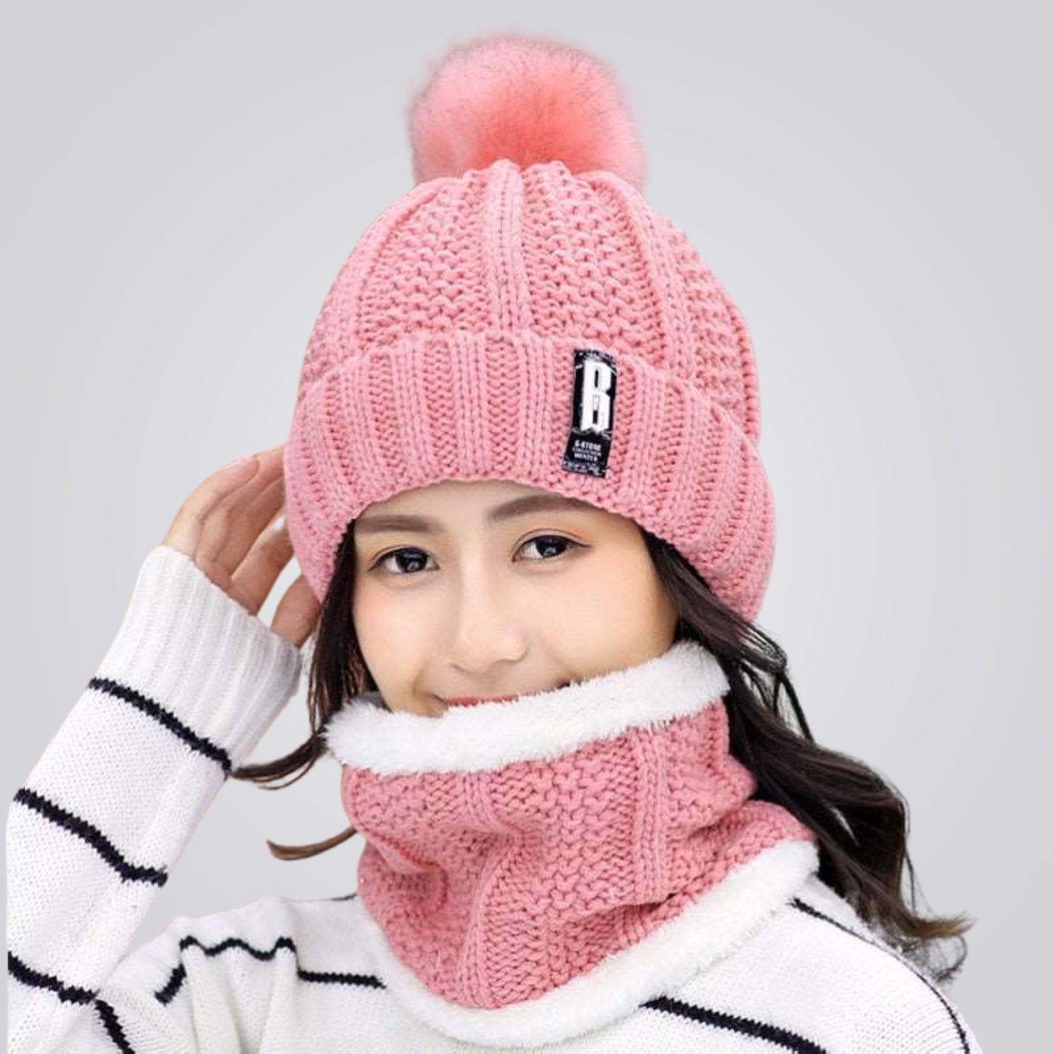 Gorro e Protetor de Pescoço Feminino Confort Exploreland