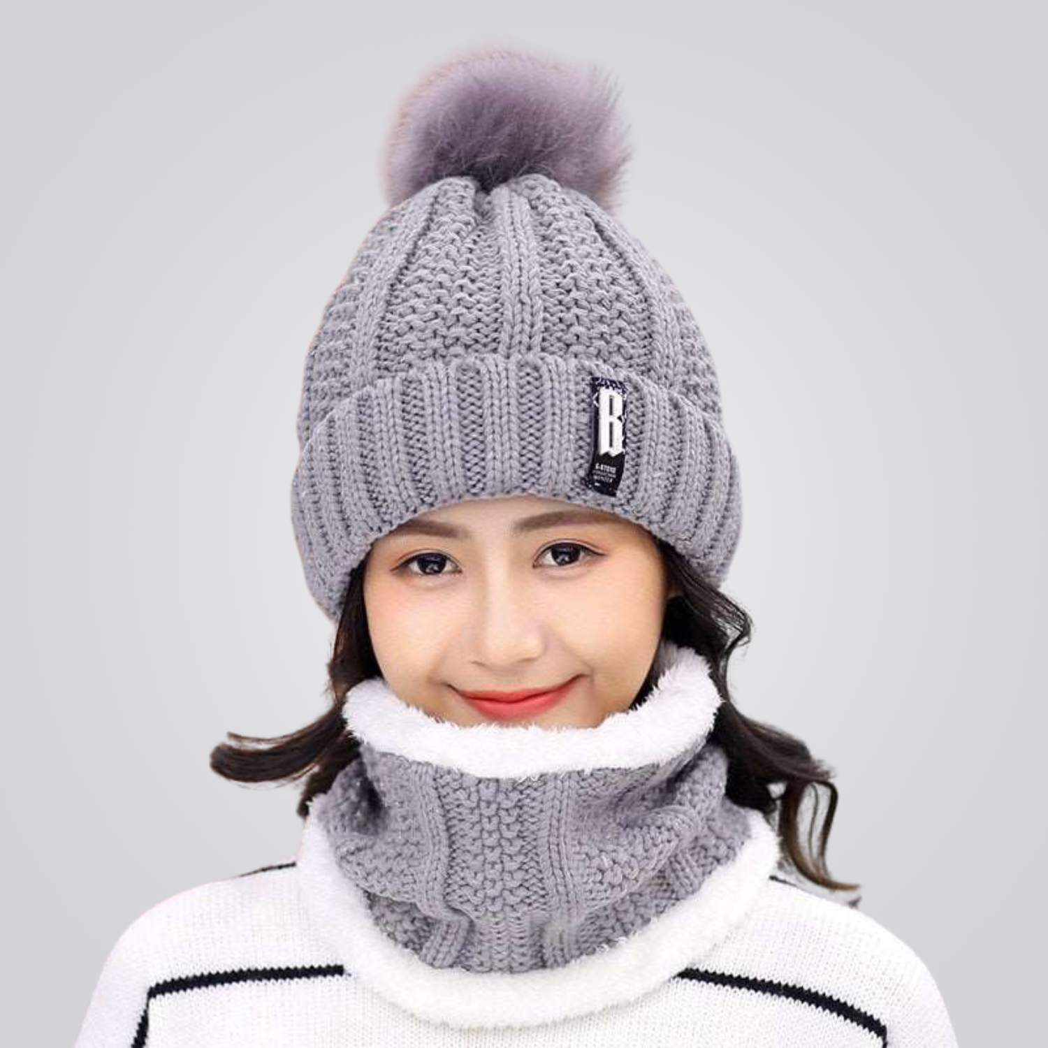 Gorro e Protetor de Pescoço Feminino Confort Exploreland