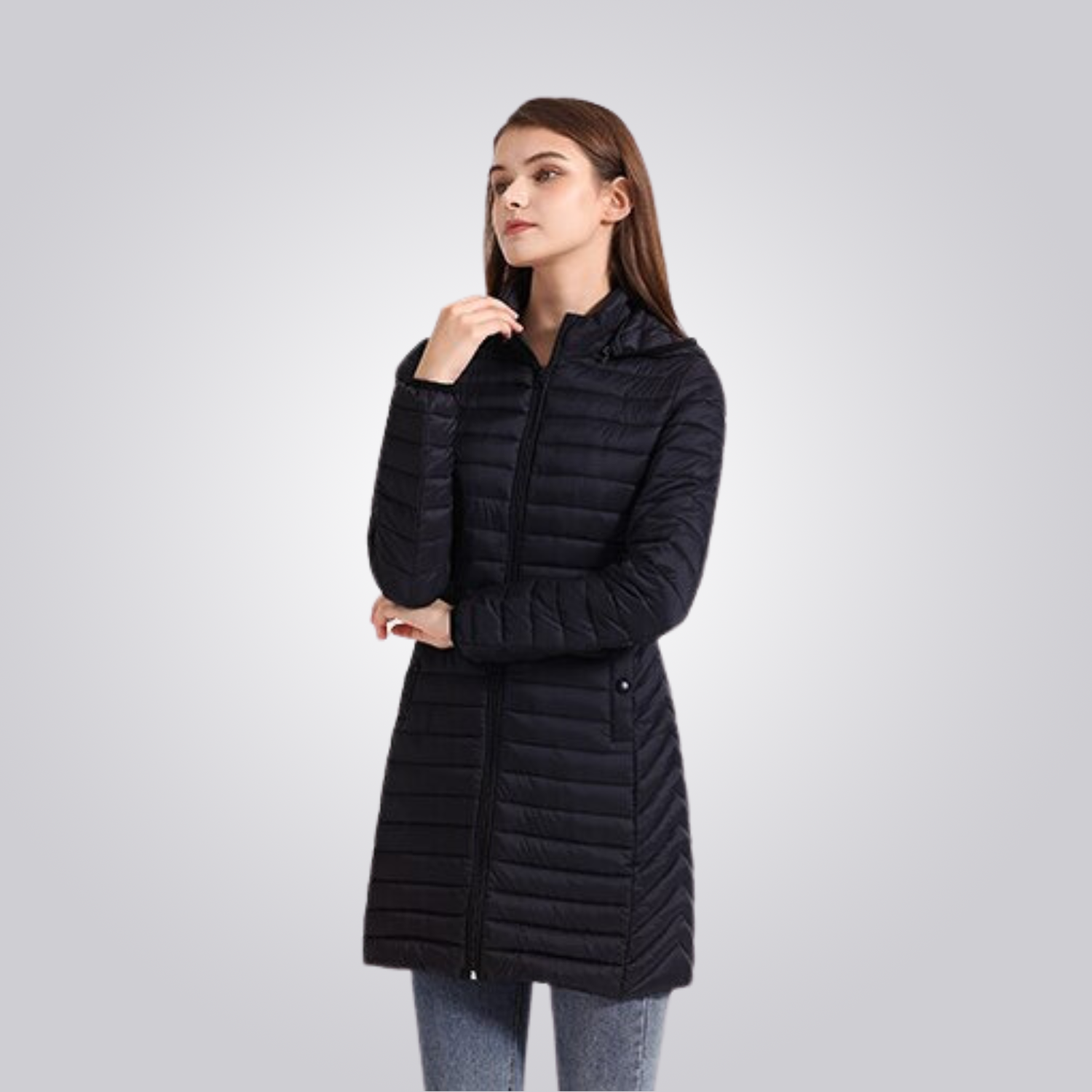 Jaqueta Exploreland Long Puffer Feminina