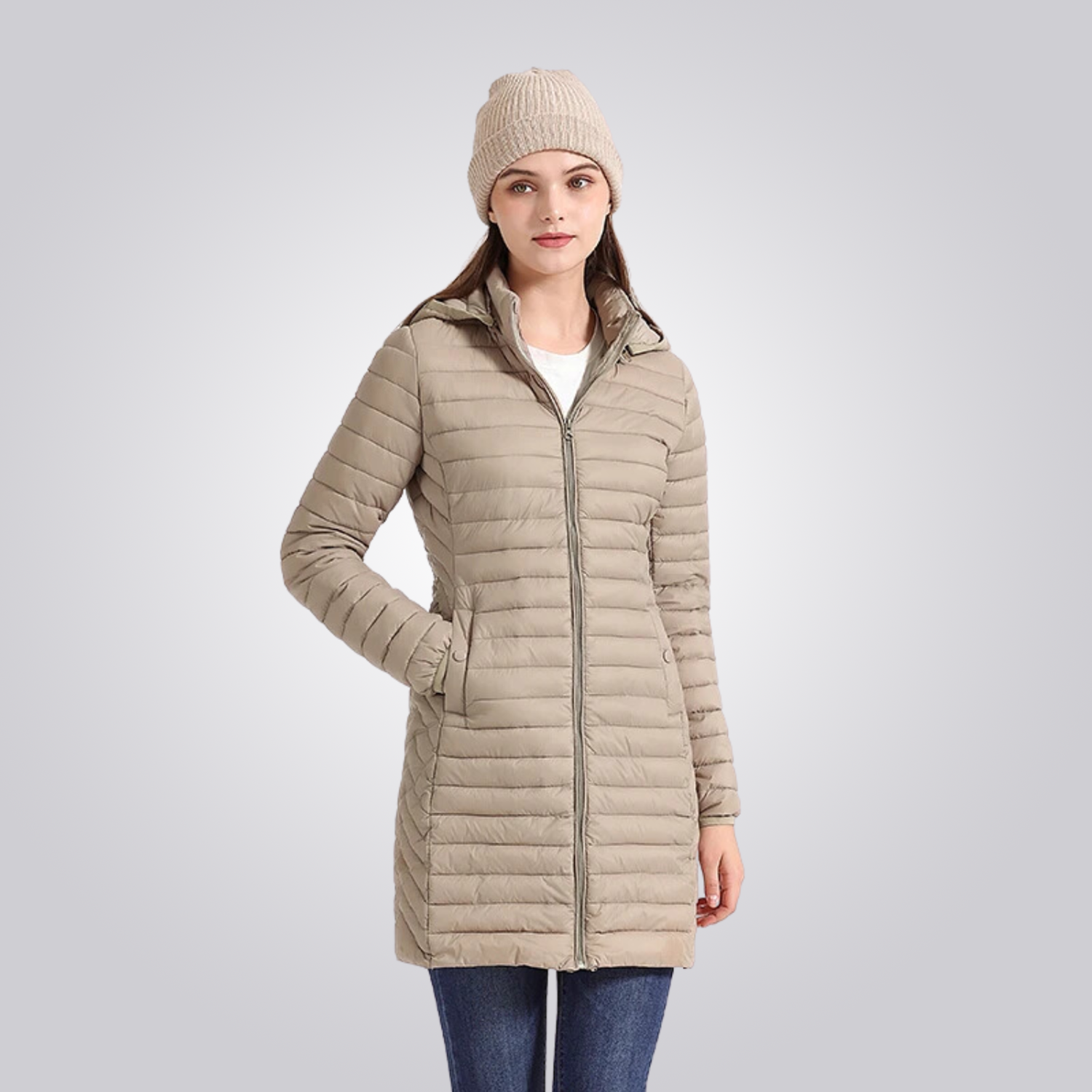 Jaqueta Exploreland Long Puffer Feminina