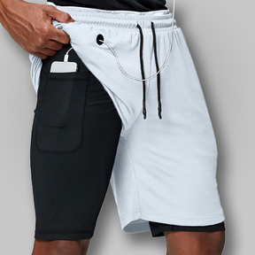 Shorts Exploreland 2 em 1 Dryfit Performance