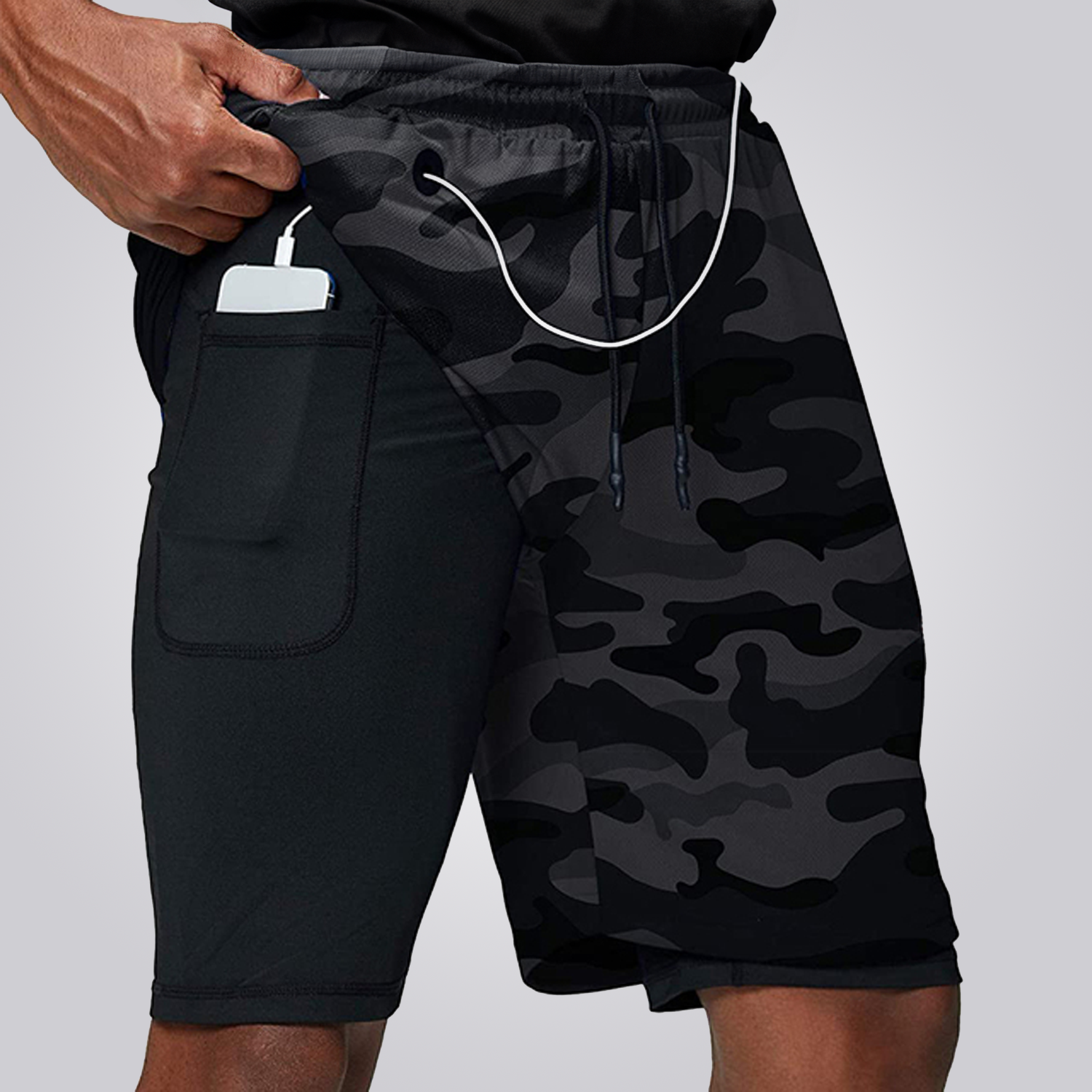 Shorts Exploreland 2 em 1 Dryfit Performance