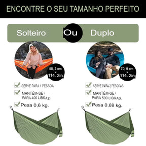 Rede de Camping, Rede Para Camping, Rede de Descanso, Rede Portátil