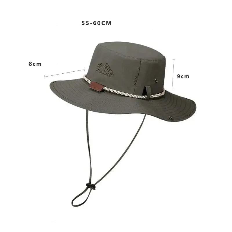 Chapéu de Pesca, Chapéu de Trilha, Chapéu de Trekking, Chapeú Anti UV