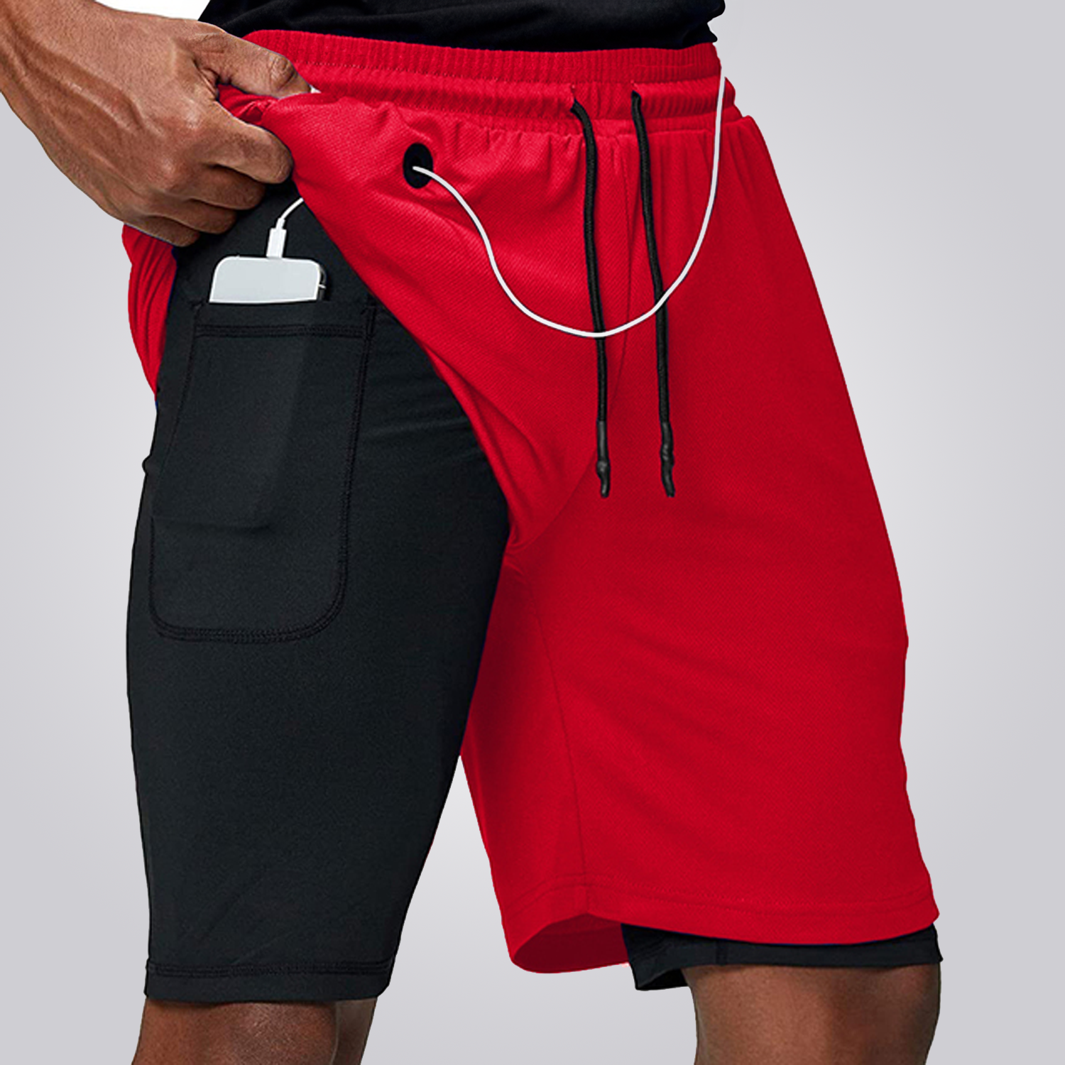 Shorts Exploreland 2 em 1 Dryfit Performance