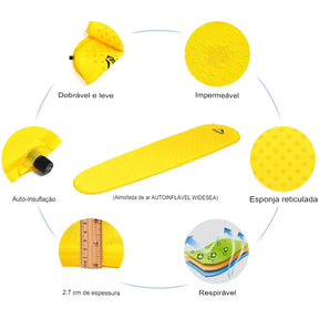Isolante Térmico Inflável, Isolante Para Camping, Isolante Para Acampamento