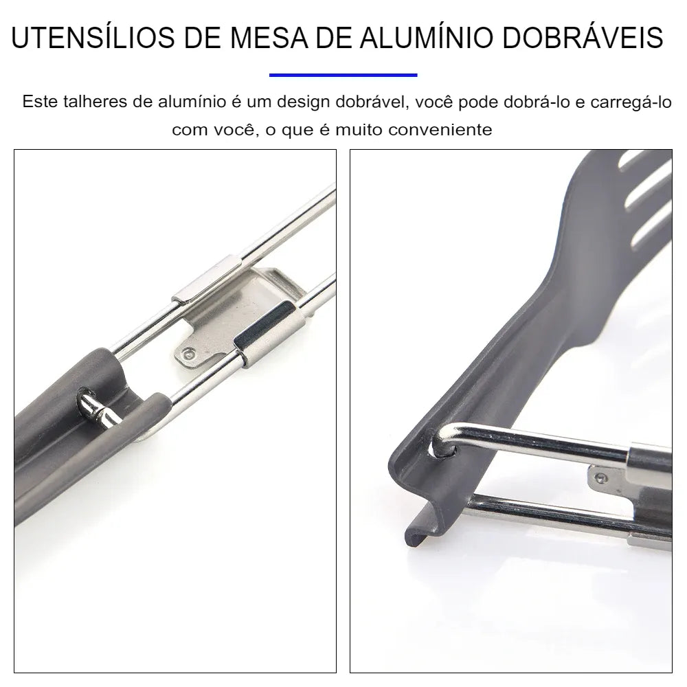 Kit Talheres Para Camping, Kit Talheres Para Acampamento, Talheres Para Acampamento, Talheres Para Camping