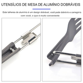 Kit Talheres Para Camping, Kit Talheres Para Acampamento, Talheres Para Acampamento, Talheres Para Camping